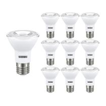 10 Lâmpadas LED Taschibra Par 20 Ip20 7W E27 Bivolt 4000K Luz Neutra