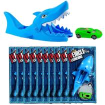 10 Lança Carrinhos de Tubarão Wheels Brinquedo Sacola Surpresa Lembrança Festa - Goal Kids