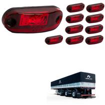 10 Lanterna Delimitadora LED Carreta Librelato Lateral Rubi