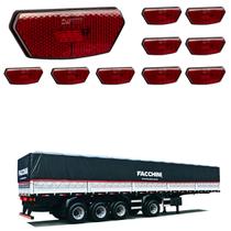 10 Lanterna Diamante Facchini LED Rubi Saída Fios 10 Lanterna Diamante Facchini LED Rubi Saída Fios