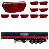 10 Lanterna Diamante Guerra LED Rubi Saída Fios