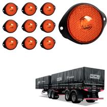 10 Lanterna Frontal Noma LED Âmbar 65mm c/ Suporte - Fio 10 Lanterna Frontal Noma LED Âmbar 65mm c/ Suporte - Fio