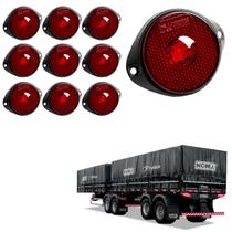 10 Lanterna Frontal Noma LED Rubi 65mm c/ Suporte - Fio