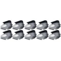 10 Lanterna Lateral Carreta Led Exclusive Branca C/ vigia 12/24v