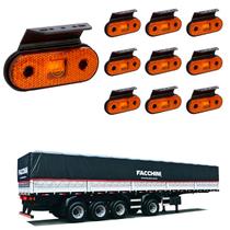 10 Lanterna Lateral Facchini LED Âmbar C/ Supt. - Fio 10 Lanterna Lateral Facchini LED Âmbar C/ Supt. - Fio