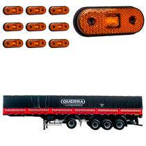 10 Lanterna Lateral Guerra LED Âmbar Saída Fios