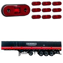 10 Lanterna Lateral Guerra LED Rubi Saída Fios