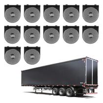 10 Lanterna Lateral Led Carreta Facchini C/ Suporte Cristal