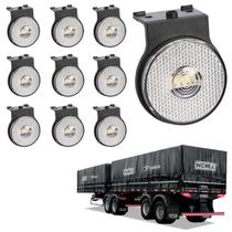 10 Lanterna Lateral Noma LED Cristal 65mm Suporte - Conector 10 Lanterna Lateral Noma LED Cristal 65mm Suporte - Conector