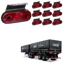 10 Lanterna Lateral Noma LED Rubi c/ Suporte - Fio