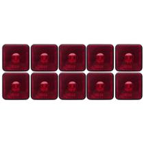 10 Lanterna Lateral Universal Bivolt Led Vermelha Quadrada 10 Lanterna Lateral Universal Bivolt Led Vermelha Quadrada