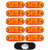 10 Lanterna Vigia Placa para Ônibus Caminhão 2 LED BIVOLT AM 10 Lanterna Vigia Placa para Ônibus Caminhão 2 LED BIVOLT AM