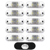 10 Lanterna Vigia Placa para Ônibus Caminhão 2 LED BIVOLT CR 10 Lanterna Vigia Placa para Ônibus Caminhão 2 LED BIVOLT CR