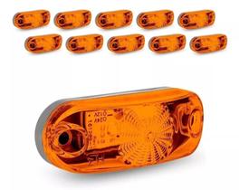 10.Lanternas Delimitadora Led Bivolt Âmbar