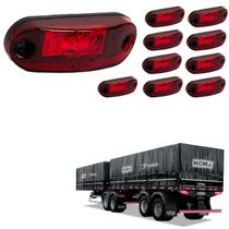 10 Lanternas Delimitadoras LED Carreta Noma Lateral Rubi 10 Lanternas Delimitadoras LED Carreta Noma Lateral Rubi
