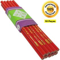 10 Lapis Giz Alfaiate Marcar Riscar Tecido Vermelho Economic 10 Lapis Giz Alfaiate Marcar Riscar Tecido Vermelho Economic