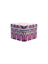 10 Latinhas Metal Quadrada Decorativas para Velas -
