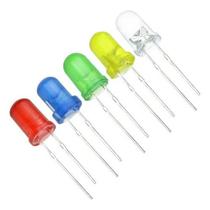 10 Leds De 3mm Difuso, 2 Un Cada Arduino