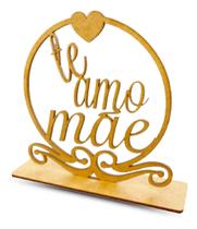 10 Lembrancinha Dia das Mães TE AMO MÃE Mdf Crú 10 Lembrancinha Dia das Mães TE AMO MÃE Mdf Crú