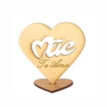 10 Lembrancinhas Coração Dia Das Mães MÃE EU TE AMO em Mdf cru 10 Lembrancinhas Coração Dia Das Mães MÃE EU TE AMO em Mdf cru