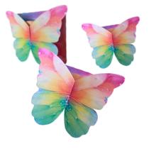 10 Lembrancinhas Decorativas Tema Borboletas 3d Jardim Encantado Porta Doces Aniversários Chá de bebê Festas 8cm Borbole