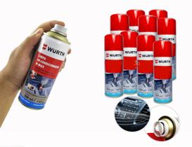 10 Limpa ar condicionado para limpeza higienização ar condicionado automotivo veiculo sem mal odor - WURTH