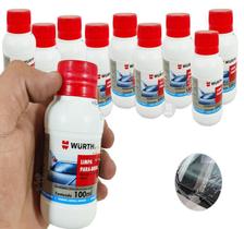 10 Limpa parabrisa wurth liquido produto p/ limpar para brisa de carro Maxima Visibilidade e limpeza