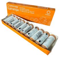 10 Linhas Costura Corrente Laranja - Branco 10 Linhas Costura Corrente Laranja - Branco