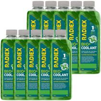 10 Litros Aditivo Protetor Verde Super Concentrado de Radiador Bio Coolant Fluido Solução Original
