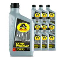 10 Litros De Oleo Motor 20w50 Sl Extra Premium Mineral Menzoil Kit1001