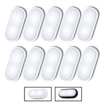10 Luminária Arandela Tartaruga Led 8w Jardim Muro IP65 Bivolt Branco Frio Área Externa Parede Rampa Cor:Branca 10 Luminária Arandela Tartaruga Led 8w Jardim Muro IP65 Bivolt Branco Frio Área Externa Parede Rampa Cor:Branca