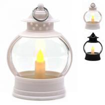 10 Luminaria Vela Decorativa LED Mini Lampião Luz Decoração