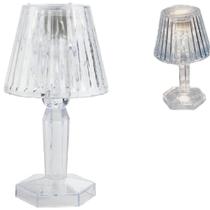 10 Luminárias Abajur Cristal Sem Fio Luz Led Decoração 10 Luminárias Abajur Cristal Sem Fio Luz Led Decoração