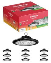 10 Luminárias High Bay UFO Preto 150W Bivolt Cor da Luz Branco Frio 6500K Ourolux 10 Luminárias High Bay UFO Preto 150W Bivolt Cor da Luz Branco Frio 6500K Ourolux