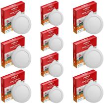 10 Luminárias Ourolux De Sobrepor 24w 6500k Led Bivolt 10 Luminárias Ourolux De Sobrepor 24w 6500k Led Bivolt