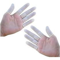 10 Luva De Latex Descartavel Para Dedo Maquiagem Cilios Cola 10 Luva De Latex Descartavel Para Dedo Maquiagem Cilios Cola