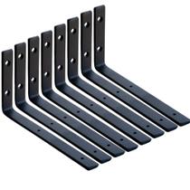 10 Mão Francesa Invertida 25cm Suporte Prateleira Gancho Cantoneira 10 Mão Francesa Invertida 25cm Suporte Prateleira Gancho Cantoneira