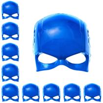 10 Máscara Capitão América Fantasia Festa Infantil Lembrança