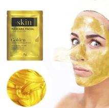 10 Mascara Facial SkinCare +Skin Ouro 24k Ácido Hialurônico Ilumina, rejuvenesce e hidrata