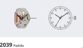 10 Mecanismos Miyota 2039 Padrão 10 Mecanismos Miyota 2039 Padrão