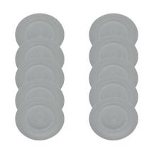 10 Membranas Grande Do Pulsador Transparente / Ordenhadeira