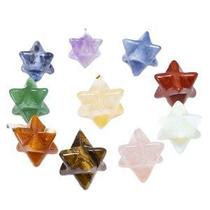 10 Merkabah Sem Furo - Pedras Naturais Mistas para Atacado