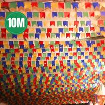 10 Metros Bandeirinha de Festa Junina de Papel Colorida 10 Metros Bandeirinha de Festa Junina de Papel Colorida