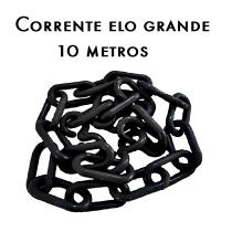 10 Metros Corrente Elo Grande Preta