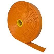 10 Metros de Mangueira Flat Laranja Achatada 2 Polegadas Irrigação Borrachas Londrina