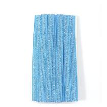 10 metros Elástico Lurex chato 7mm Azul Céu 3552 010 encadernação