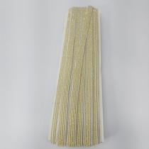 10 metros Elástico Lurex chato 7mm Dourado 3789 010 encadernação