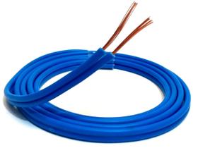 10 Metros Fio Paralelo Azul 2x1,50mm Emborrachado 2x14 Automotivo Alto Falante Flexível Som De Carro 1,5mm 10m 10 Metros Fio Paralelo Azul 2x1,50mm Emborrachado 2x14 Automotivo Alto Falante Flexível Som De Carro 1,5mm 10m