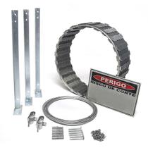 10 Metros Kit Instalação Concertina 45 Cm Simples Scudo