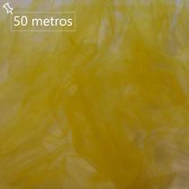 10 Metros Tecido Tule 1,20 Mt Largura Amarelo Canário 10 Metros Tecido Tule 1,20 Mt Largura Amarelo Canário